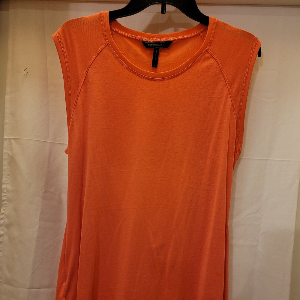 BCBG Maxazria sleeveless, open back top